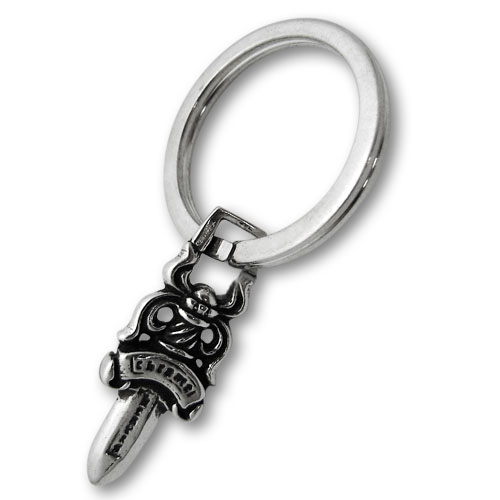 Chrome Hearts Key Ring Dagger 925 Sterling Silver